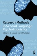 Cover: Research Methods in Second Language Psycholinguistics - Routledge