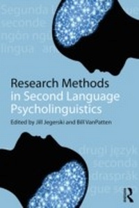 Abbildung von: Research Methods in Second Language Psycholinguistics - Routledge