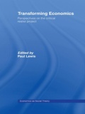 Cover: Transforming Economics - Routledge