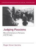 Cover: Judging Passions - Psychology Press Ltd