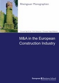 Abbildung von: M&A in the European Construction Industry - Verlag Wissenschaft & Praxis