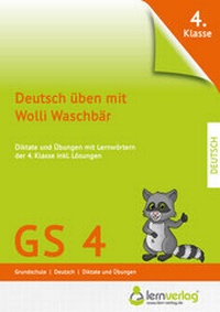 Abbildung von: Deutsch üben mit Wolli Waschbär 4. Klasse - lernverlag