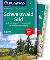 Abbildung von: KOMPASS Wanderführer Schwarzwald Süd mit Naturpark, Kaiserstuhl und Markgräflerland - KOMPASS-Karten