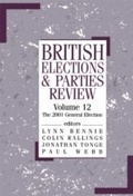 Cover: British Elections & Parties Review - Routledge