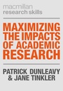 Cover: Maximizing the Impacts of Academic Research - Bloomsbury Academic