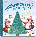 Cover: Weihnachten am Fluss. Bilderbuch mit Wendepailletten - Schwager & Steinlein