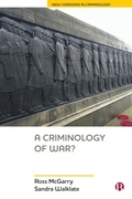 Cover: A Criminology of War? - Bristol University Press