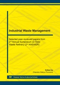 Cover: Industrial Waste Management - Trans Tech Publications Ltd