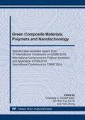 Cover: Green Composite Materials, Polymers and Nanotechnology - Trans Tech Publications Ltd
