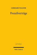 Bild: Proze&szlig;vertr&auml;ge - Mohr Siebeck