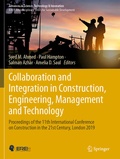 Cover: Collaboration and Integration in Construction, Engineering, Management and Technology - Springer