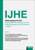 Cover: IJHE Bildungsgeschichte - Verlag Julius Klinkhardt