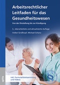 Cover: Arbeitsrechtlicher Leitfaden f&uuml;r das Gesundheitswesen - Spitta GmbH