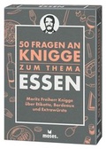 Cover: 50 Fragen an Knigge zum Thema Essen - moses Verlag