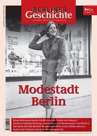 Abbildung von: Berliner Geschichte - Zeitschrift für Geschichte und Kultur - Elsengold