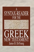 Cover: A Syntax-Reader for the Greek New Testament - Wipf & Stock Publishers