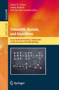 Cover: Treewidth, Kernels, and Algorithms - Springer