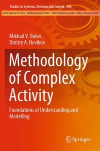 Enlarge image Cover: Methodology of Complex Activity - Springer