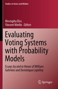 Enlarge image Cover: Evaluating Voting Systems with Probability Models - Springer