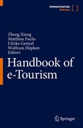Cover: Handbook of e-Tourism - Springer