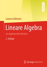Abbildung von: Lineare Algebra - Springer Spektrum