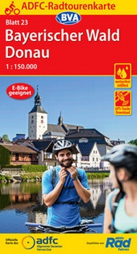 Abbildung von: ADFC-Radtourenkarte 23 Bayerischer Wald Donau 1:150.000, reiß- und wetterfest, E-Bike geeignet, GPS-Tracks Download - BVA BikeMedia