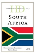 Cover: Historical Dictionary of South Africa - Rowman & Littlefield Publishers