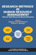 Cover: Research Methods in Human Resource Management - Information Age Publishing