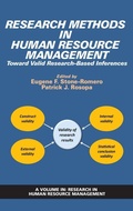 Cover: Research Methods in Human Resource Management - Information Age Publishing
