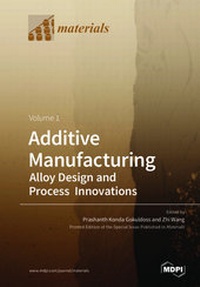 Enlarge image Cover: Additive Manufacturing - MDPI