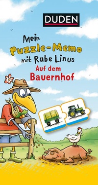 Enlarge image Cover: Mein Puzzlememo mit Rabe Linus - Auf dem Bauernhof - Duden