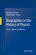 Cover: Biographies in the History of Physics - Springer