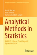 Cover: Analytical Methods in Statistics - Springer