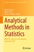 Cover: Analytical Methods in Statistics - Springer