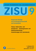 Cover: ZISU - Zeitschrift f&uuml;r interpretative Schul- und Unterrichtsforschung - Verlag Barbara Budrich