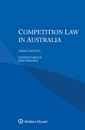 Cover: Competition Law in Australia - Kluwer Law International