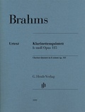 Cover: Johannes Brahms - Klarinettenquintett h-moll op. 115 f&uuml;r Klarinette (A), 2 Violinen, Viola und Violoncello - Henle, G&uuml;nter