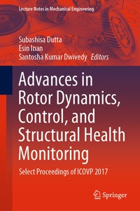 Enlarge image Cover: Advances in Rotor Dynamics, Control, and Structural Health Monitoring - Springer