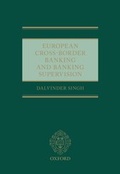 Cover: European Cross-Border Banking and Banking Supervision - OUP eBook