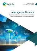 Cover: Regulations and Corporate Financial and Investment Policy - Emerald Publishing Limited