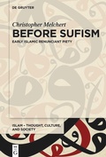 Cover: Before Sufism - De Gruyter