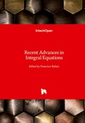 Cover: Recent Advances in Integral Equations - IntechOpen