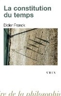 Cover: La Constitution Du Temps - Librarie Philosophique J. Vrin