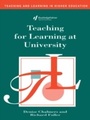 Cover: Teaching for Learning at University - Routledge