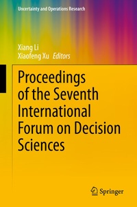 Abbildung von: Proceedings of the Seventh International Forum on Decision Sciences - Springer