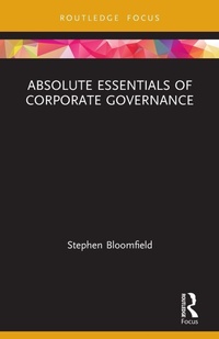 Enlarge image Cover: Absolute Essentials of Corporate Governance - Routledge