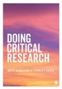 Cover: Doing Critical Research - SAGE Publications Ltd