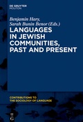 Cover: Languages in Jewish Communities, Past and Present - De Gruyter Mouton