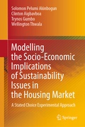 Cover: Modelling the Socio-Economic Implications of Sustainability Issues in the Housing Market - Springer