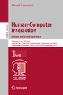 Cover: Human-Computer Interaction. Design and User Experience - Springer